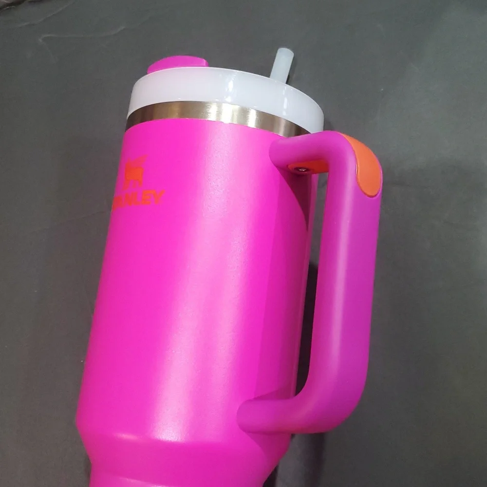 Stanley pink magenta 40oz quencher h20 tumbler with straw brand new - Picture 6 of 9